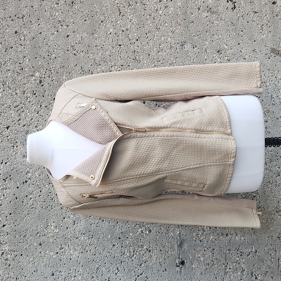 CALVIN KLEIN faux leather moto jacket - Picture 4 of 14